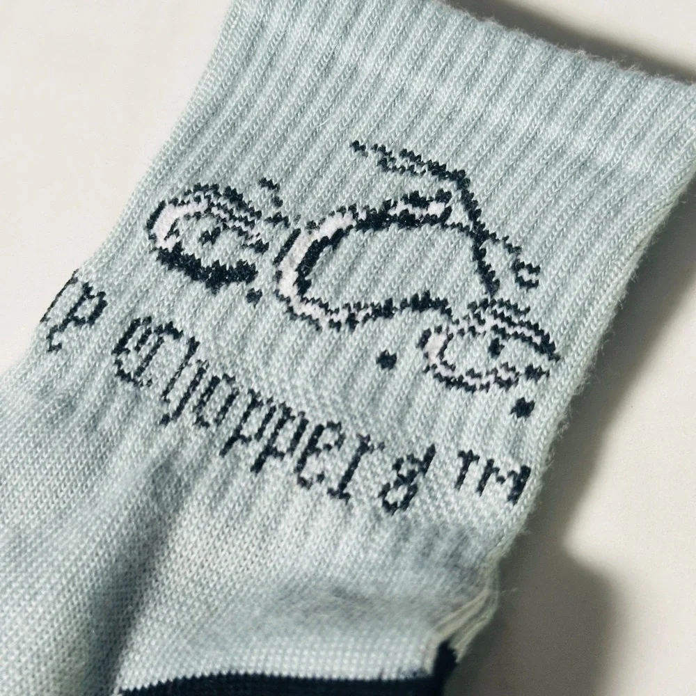 New - Orange County Choppers Gray Socks (10-13) OCC